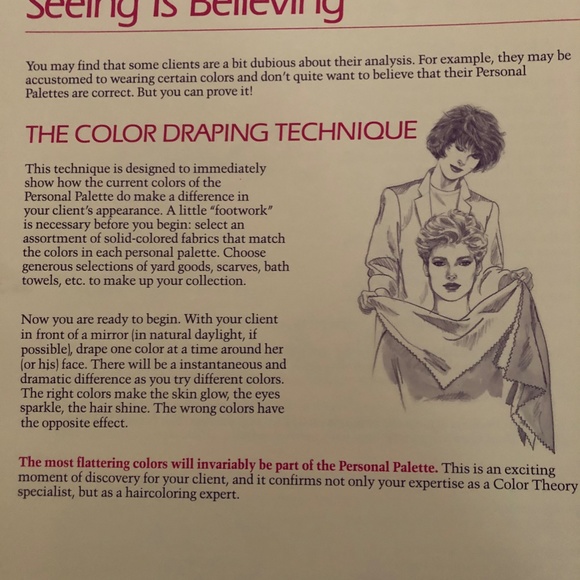 PROFESSIONAL COLOR ANALYSIS KIT FOR SALONS, STYLISTS, COLORISTS, OR ANYONE! - Picture 16 of 16